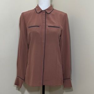 Day Bigger et Mikkelsen woman’s %100 silk shirt size 34 🇬🇧 Medium